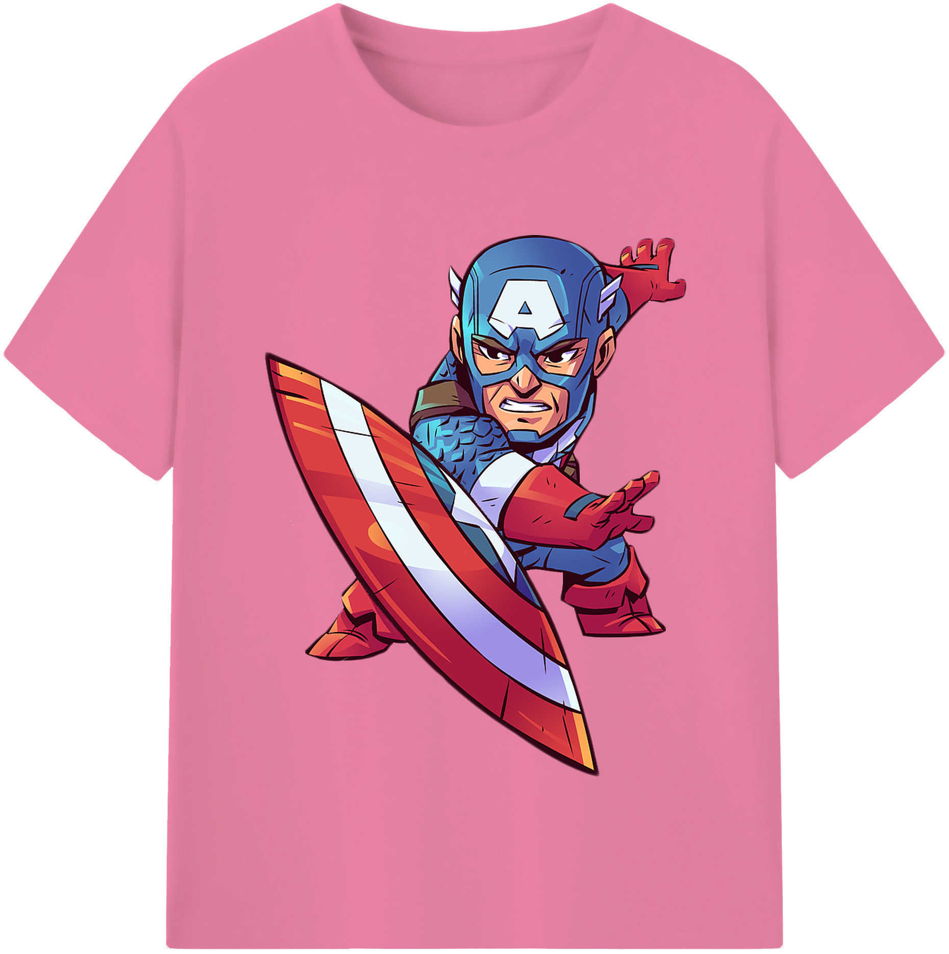 （画像用） アベンジャーズ The Avengers 綿100％半袖Tシャツ（フロントプリント）